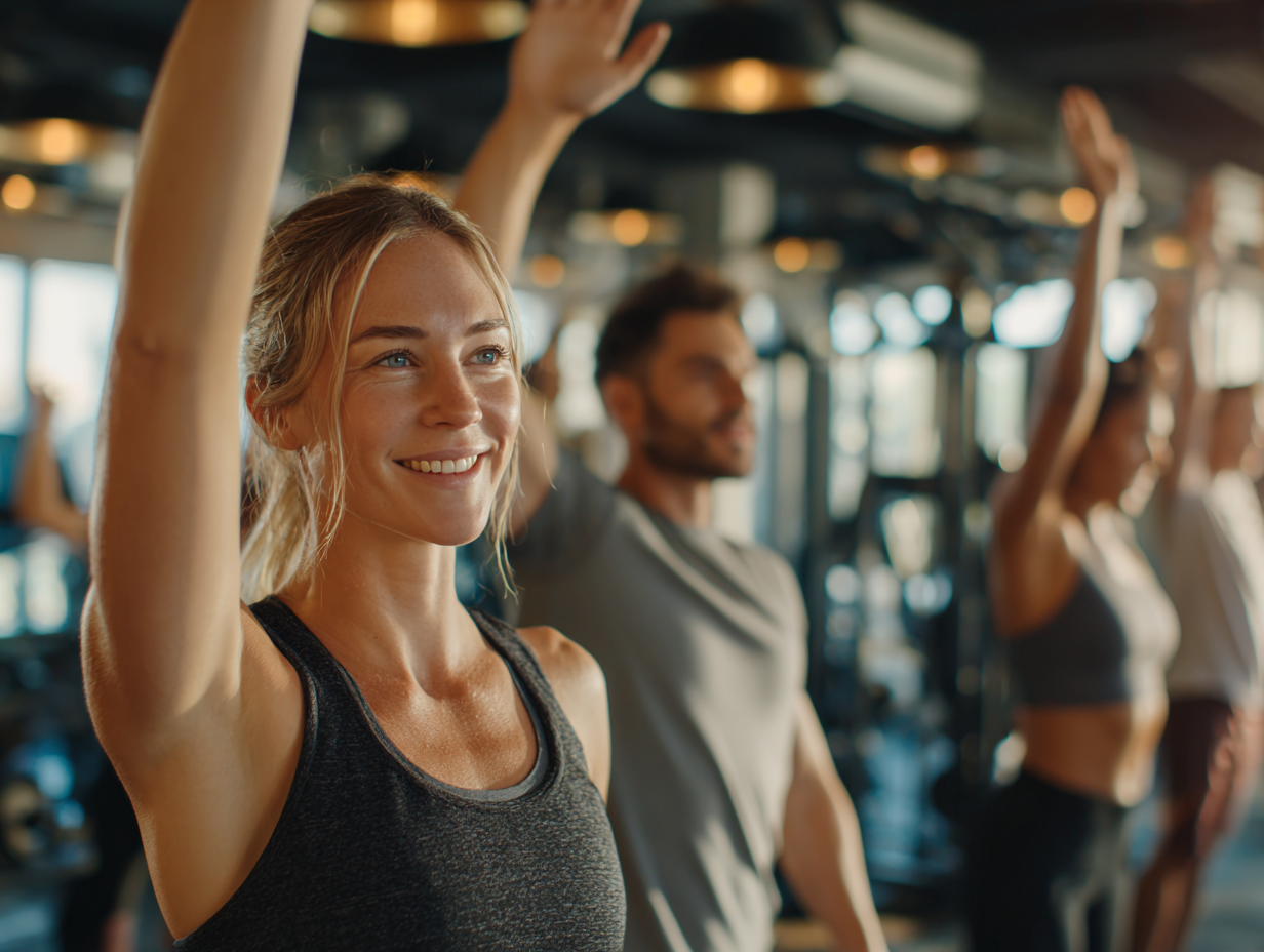 Фітнес зал з сучасним обладнанням